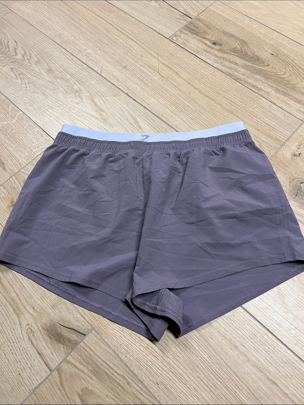 Gymshark double waistband short Women's Mauve Athletic Shorts